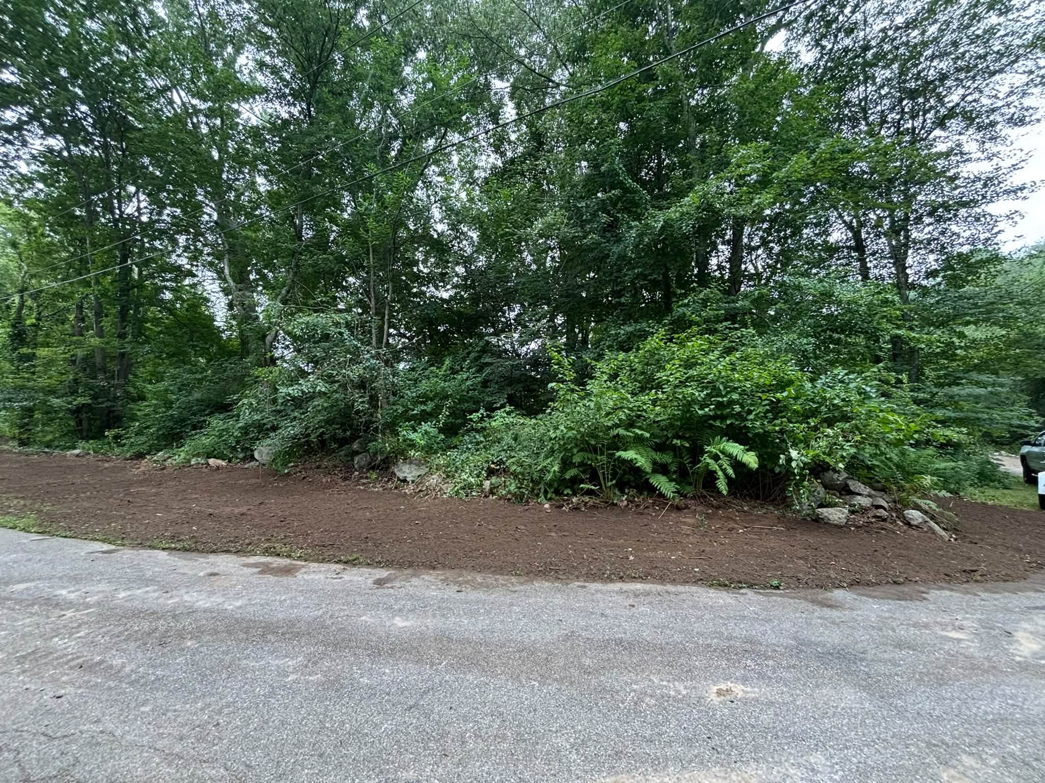 After loam — hillside cleared and graded, Spencer MA